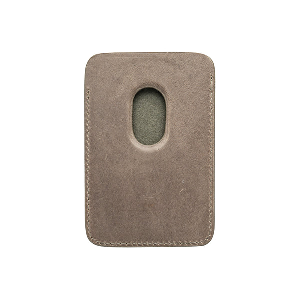 Leather MagSafe Wallet- Clay