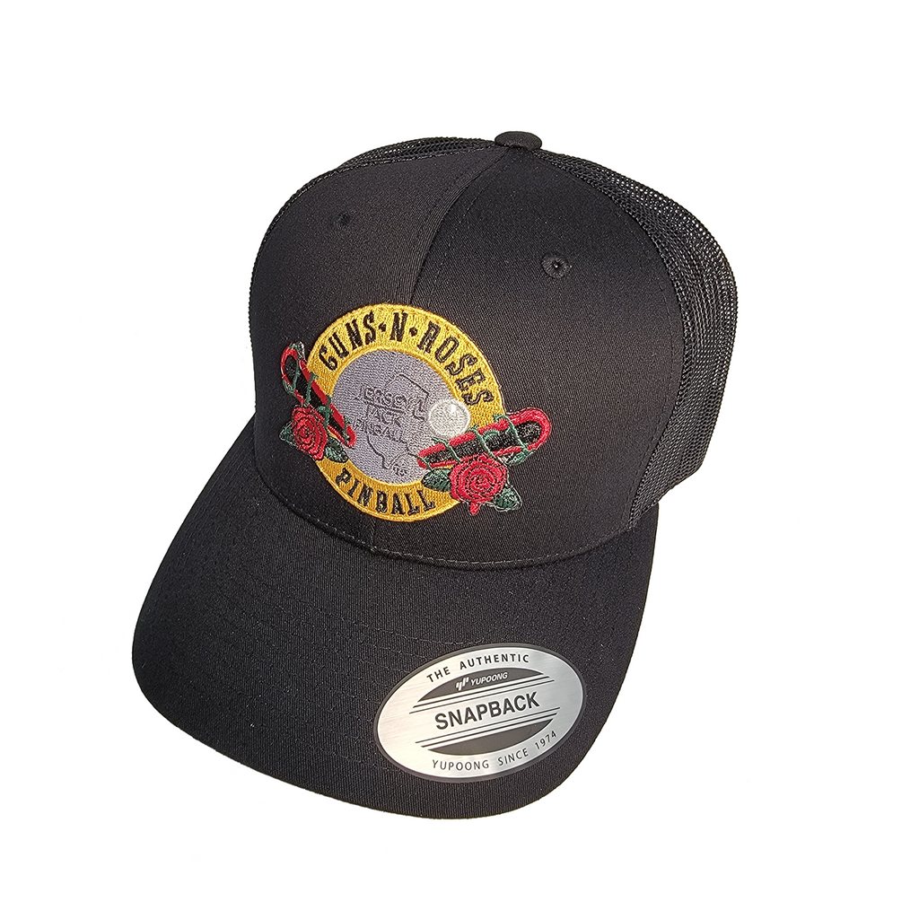 Guns N' Roses 'Not In This Lifetime' Pinball Snapback Trucker Hat ...