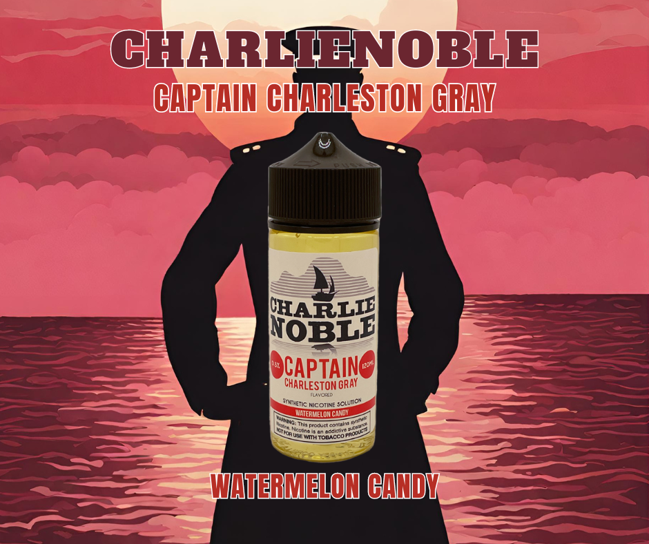 Charlie Noble - Captain Charleston Gray Flavored Synthetic Nicotine Solution