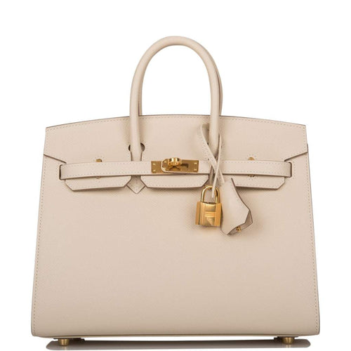 Hermes Birkin 25cm Bag Epsom Calfskin Leather Gold Hardware, Rose Azalee 8W  - SYMode Vip