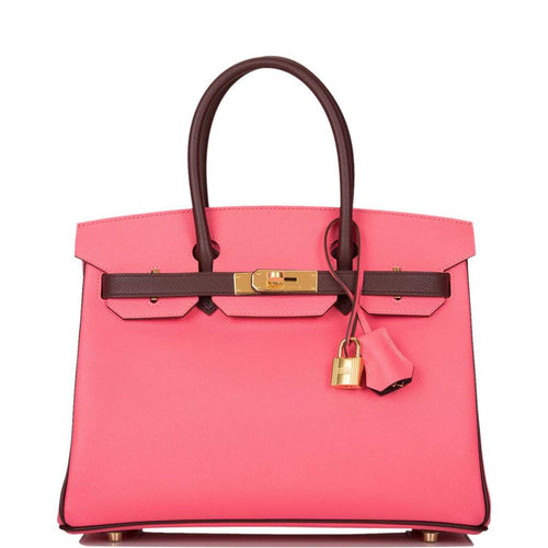 Hermès Birkin 30 Rouge H/Rose Azalee Touch Sombrero Verso Taurillon Cl —  The French Hunter