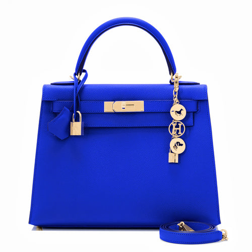 Luxury Maison Ltd. - New indigo blue Epsom birkin 25 sellier ghw