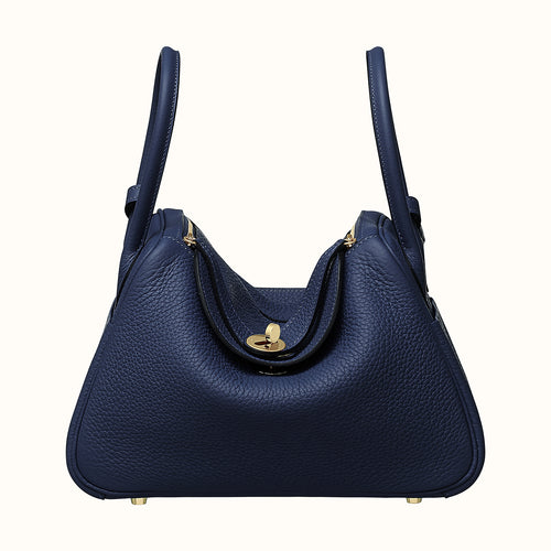 Hermes Lindy 30 Etoupe Clemence Gold Hardware – Madison Avenue Couture