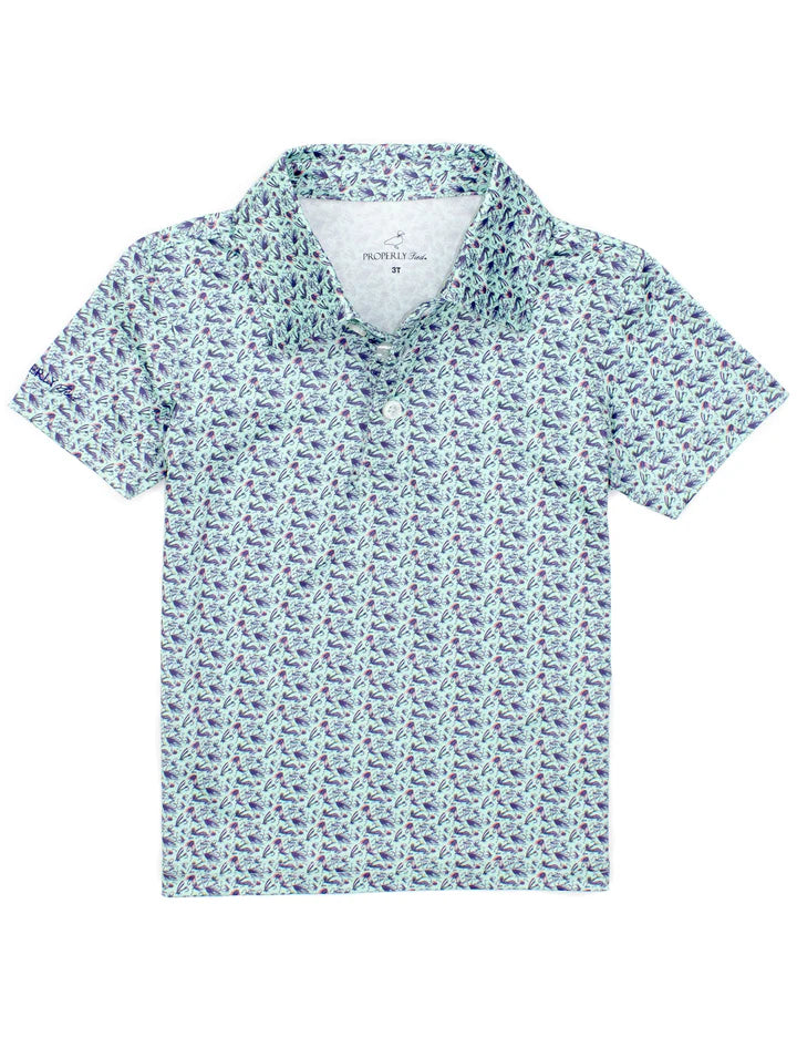 Properly Tied - Boys Inlet Polo - Stay Fly