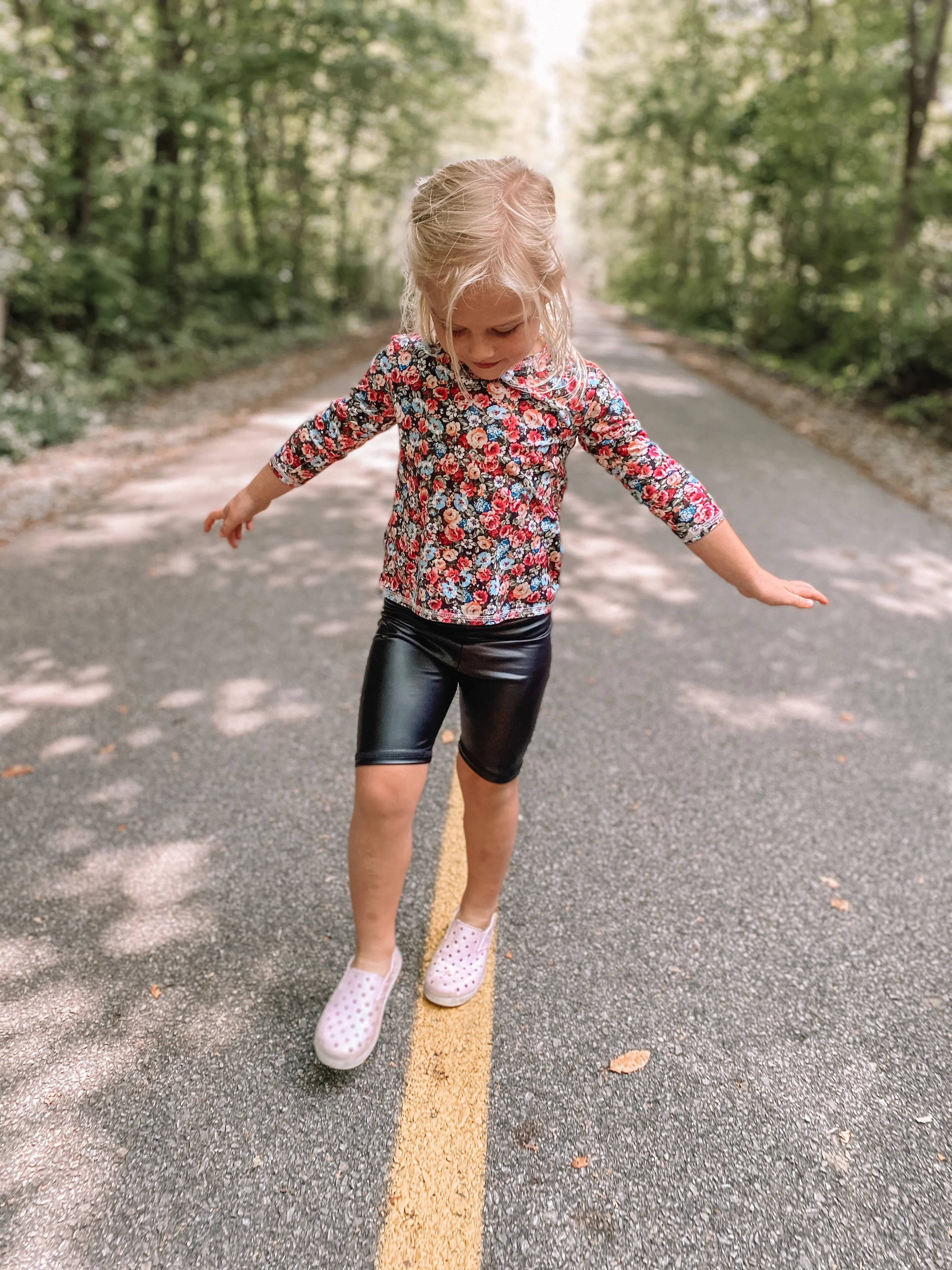 Baby Yoga - The Bellflower Collection - Bellflower Floral Long Sleeve