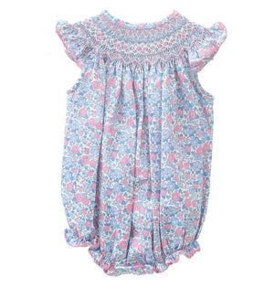 Ruth & Ralph - Pink and Blue Floral Birdie Bubble - Picking Daisies Baby + Kids