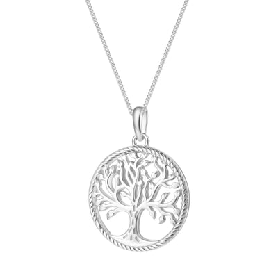 Sterling Silver Medium Tree of Life Pendant Necklace | Tree of life pendant,  Nature inspired jewelry, Pendant