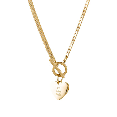 Padlock Pendant Necklace Rose Gold – Hey Happiness