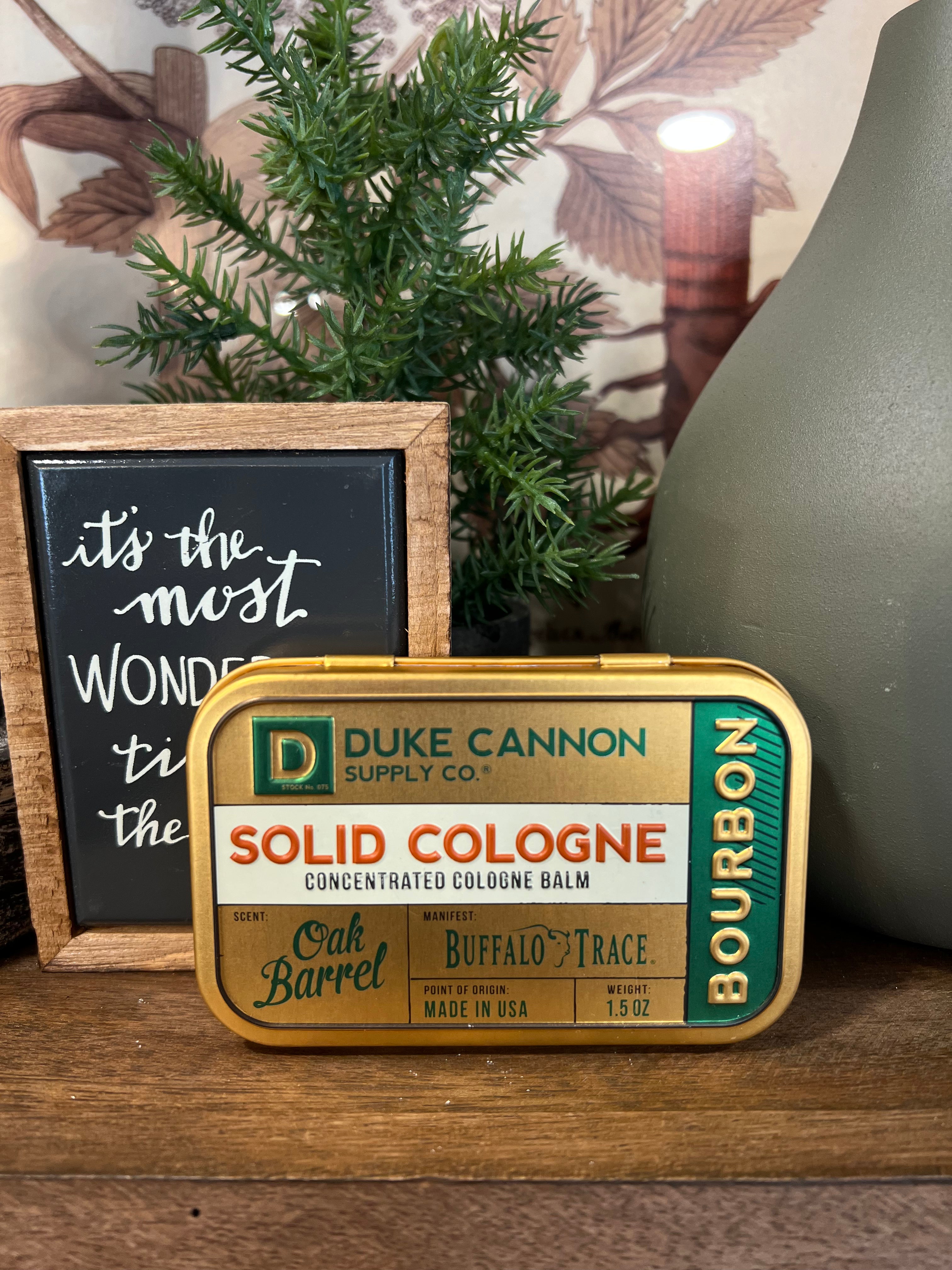 Duke Cannon Solid Cologne - Bourbon