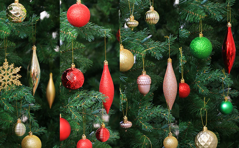 Christmas Balls Tree Ornament Set
