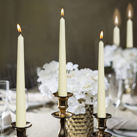 Ivory Taper Candles