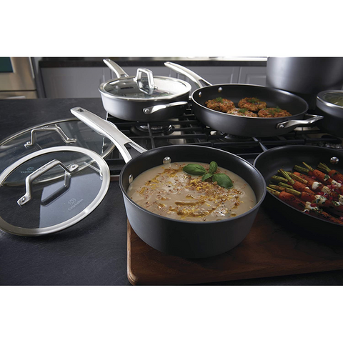 Calphalon Premier Hard-Anodized Nonstick 11-Piece Cookware Set