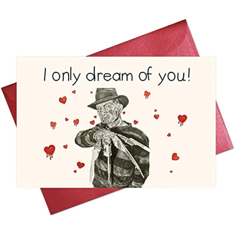 Funny And Horror Valentines Day Greeting Card