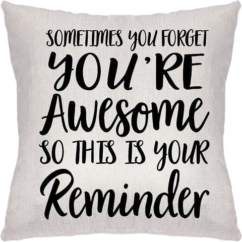 Inspirational Throw Pillow Cover