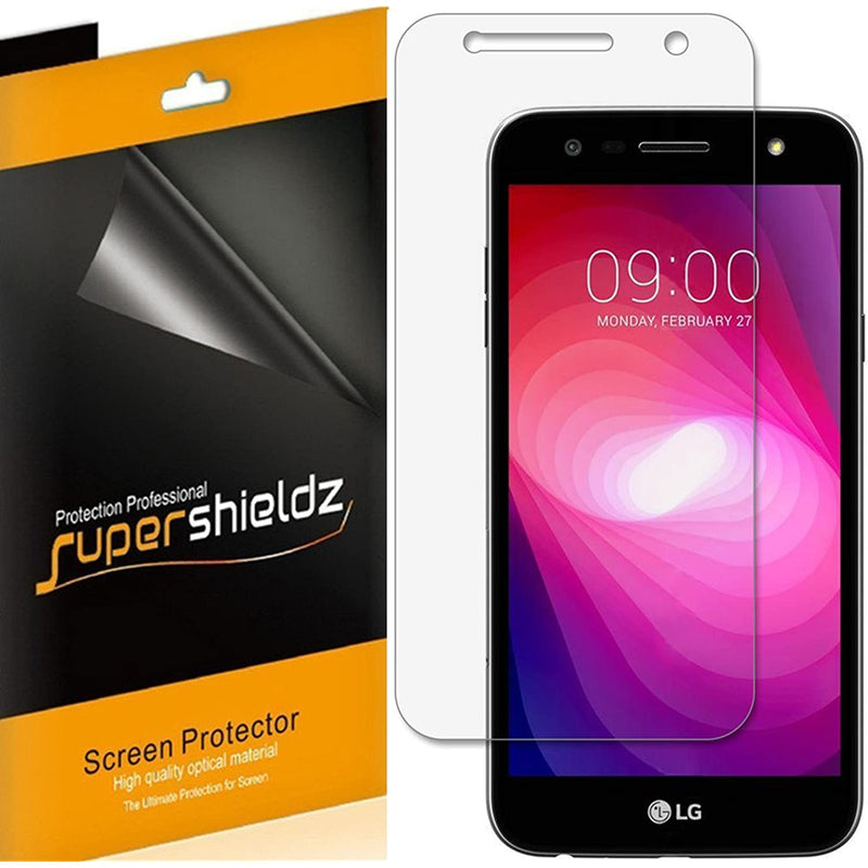 (6 Pack) Supershieldz Designed for LG (X Charge) Screen Protector, High Definition Clear Shield (PET)
