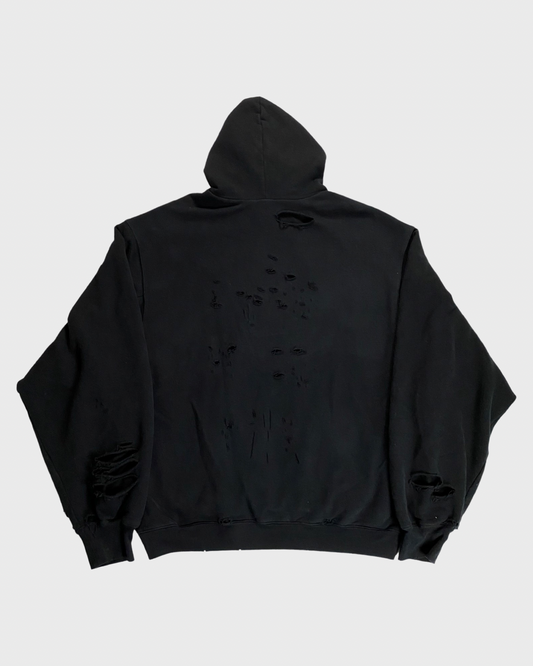 Balenciaga Apple Music Hello My Name is Demna Black Hoodie SZ:M