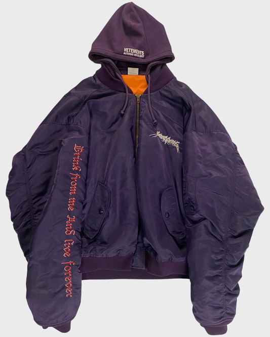 Vetements AW16 oversized homme version TFD bomberjacket SZ:XS