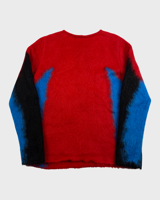LV SS19 brickroad handmade runway knit sweater SZ:S