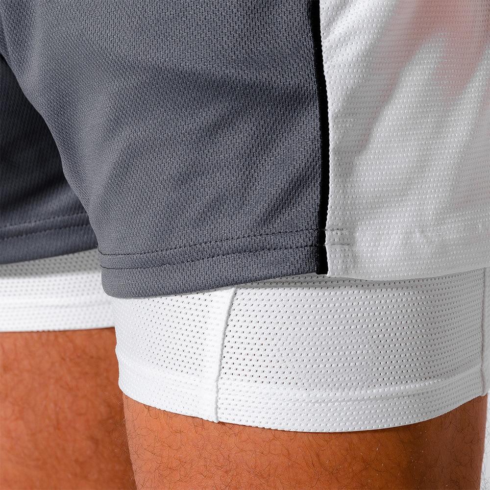 Men Yoga Cotton Shorts Knee-length