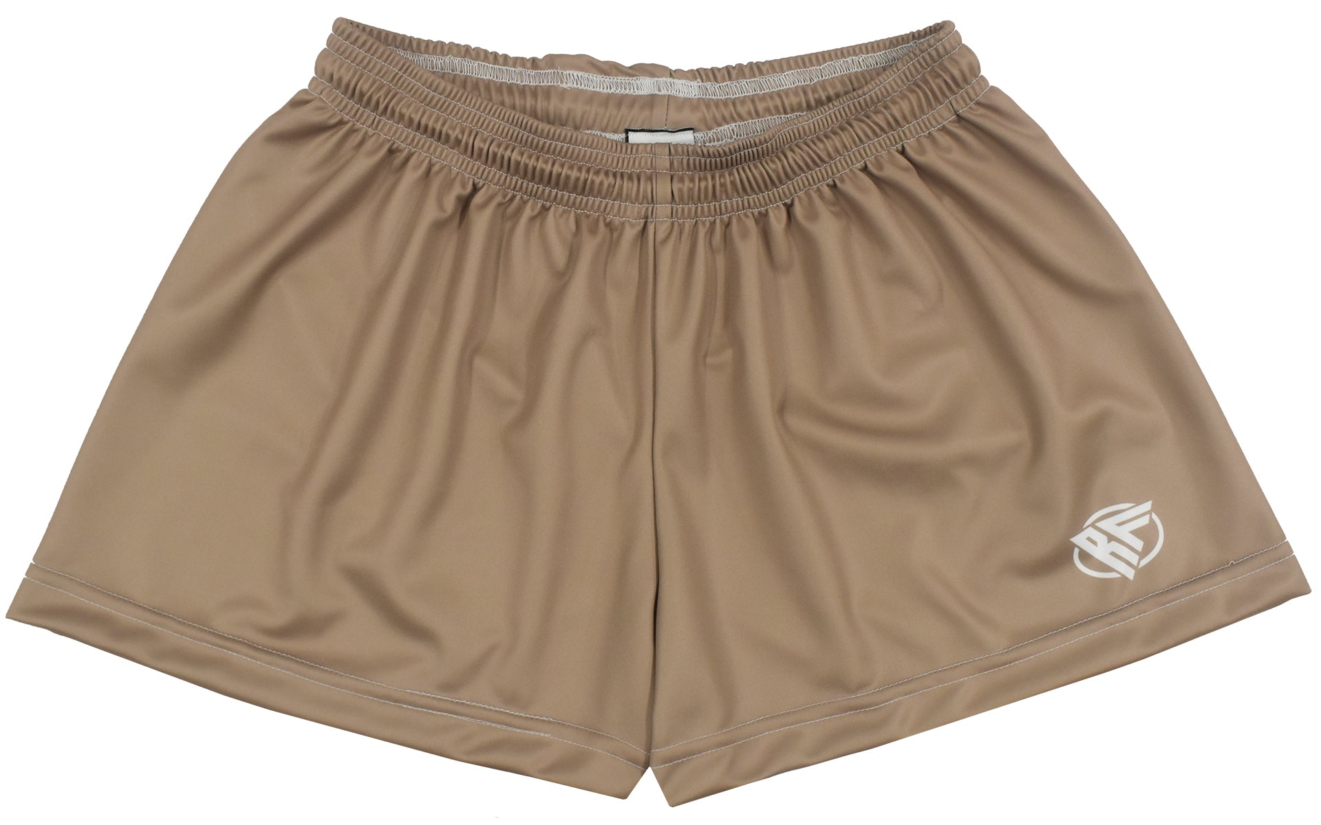 Monogram Mesh Shorts Tan