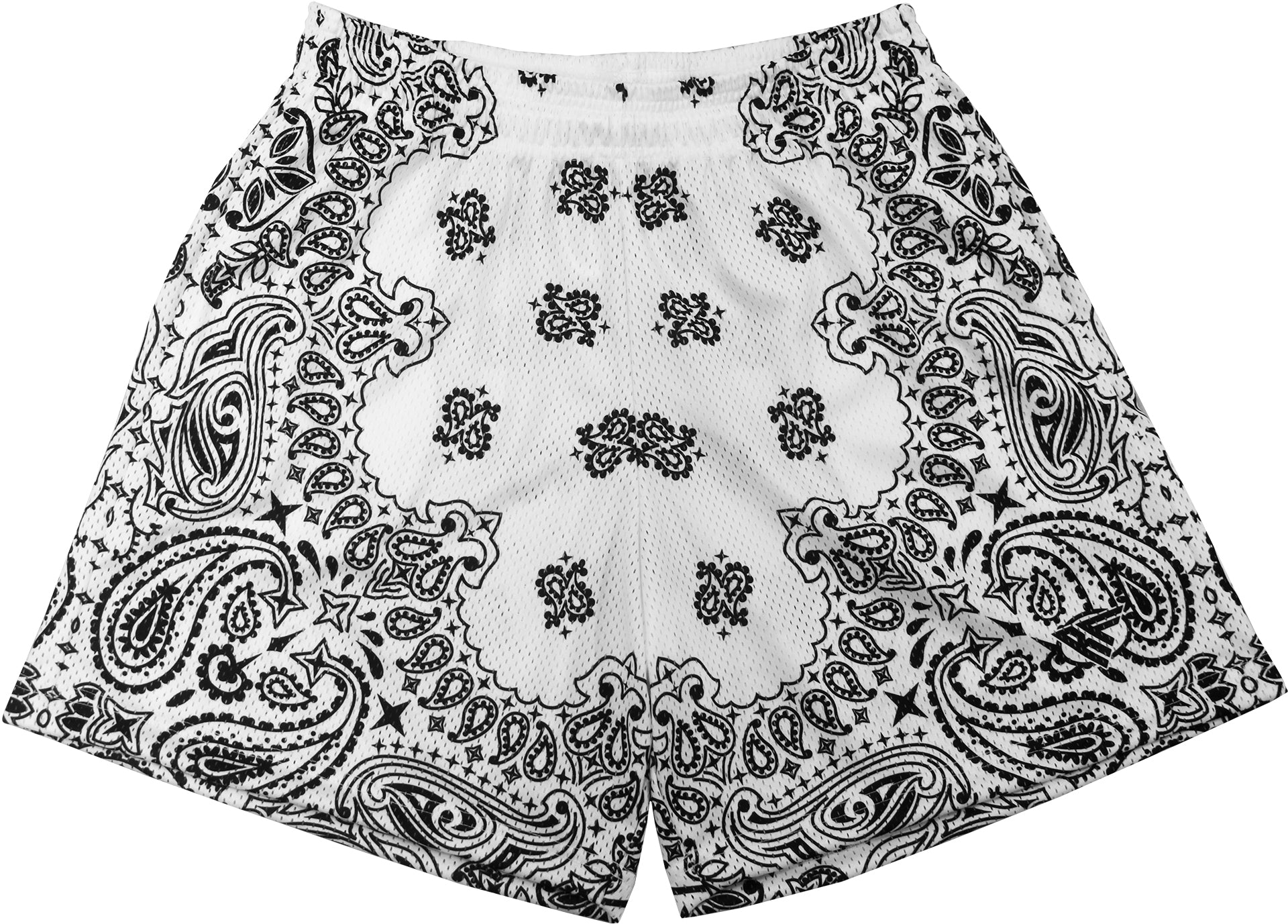 RF Bandana Patchwork Shorts - Black/White – RFwear