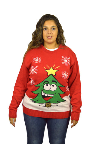 size guide christmas jumpers women tree M