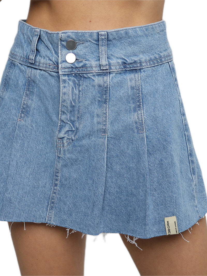 PLATED JEANS SKIRT#N#– The Reborn Society