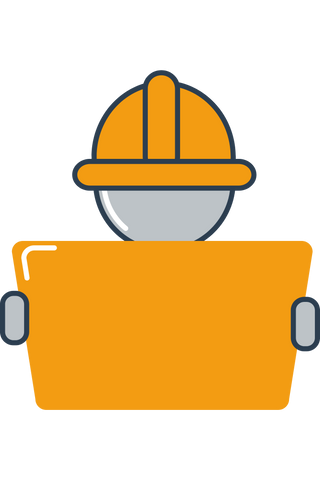 infrastructure and construction icon
