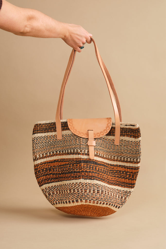 Sisal & Leather Kiondo Tote Bag | Nuuly Thrift