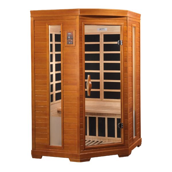 Dynamic Saunas Heming 2 Person Low EMF FAR Infrared Sauna (DYN-6225-02)