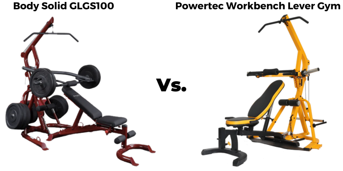 Body Solid GLGS100 Vs. Powertec Workbench Lever Gym