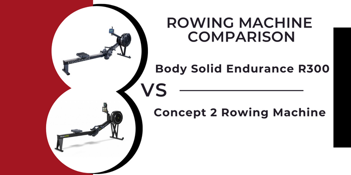 Body Solid R300 Vs. Concept 2 Rowing Machine Featured Image