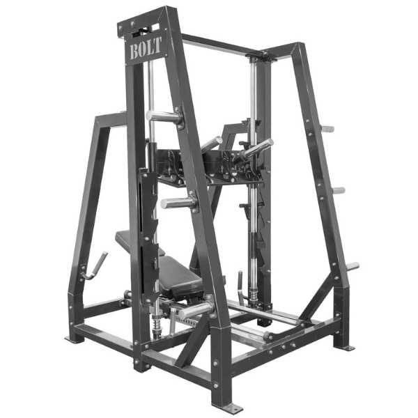 Disciple Vertical Leg Press By Bolt Fitness Front View