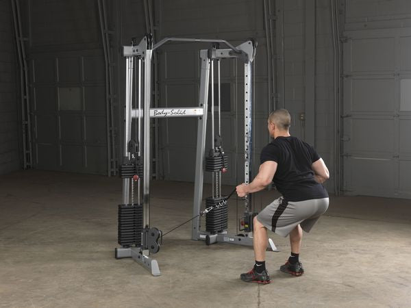 Functional Trainer Back Exercise with Man