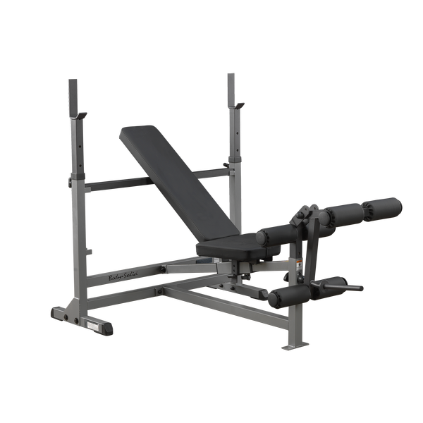 Body Solid Combo Rack With Bench And White Background