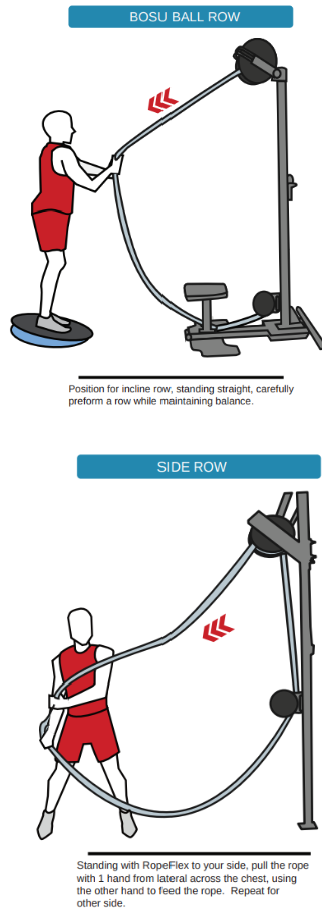 rope pull machine exercises