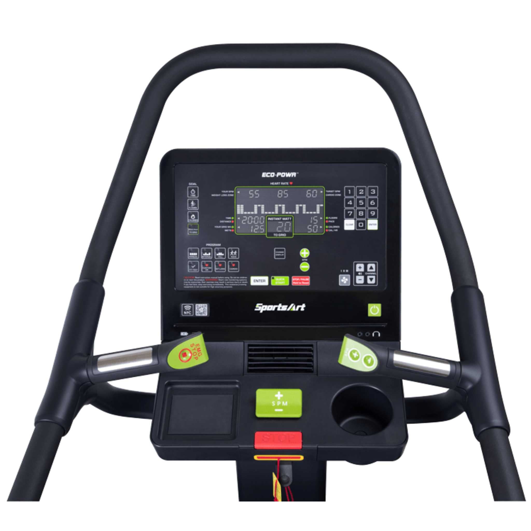 SportsArt-G866 Eco-Powr Front Drive Elliptical Console