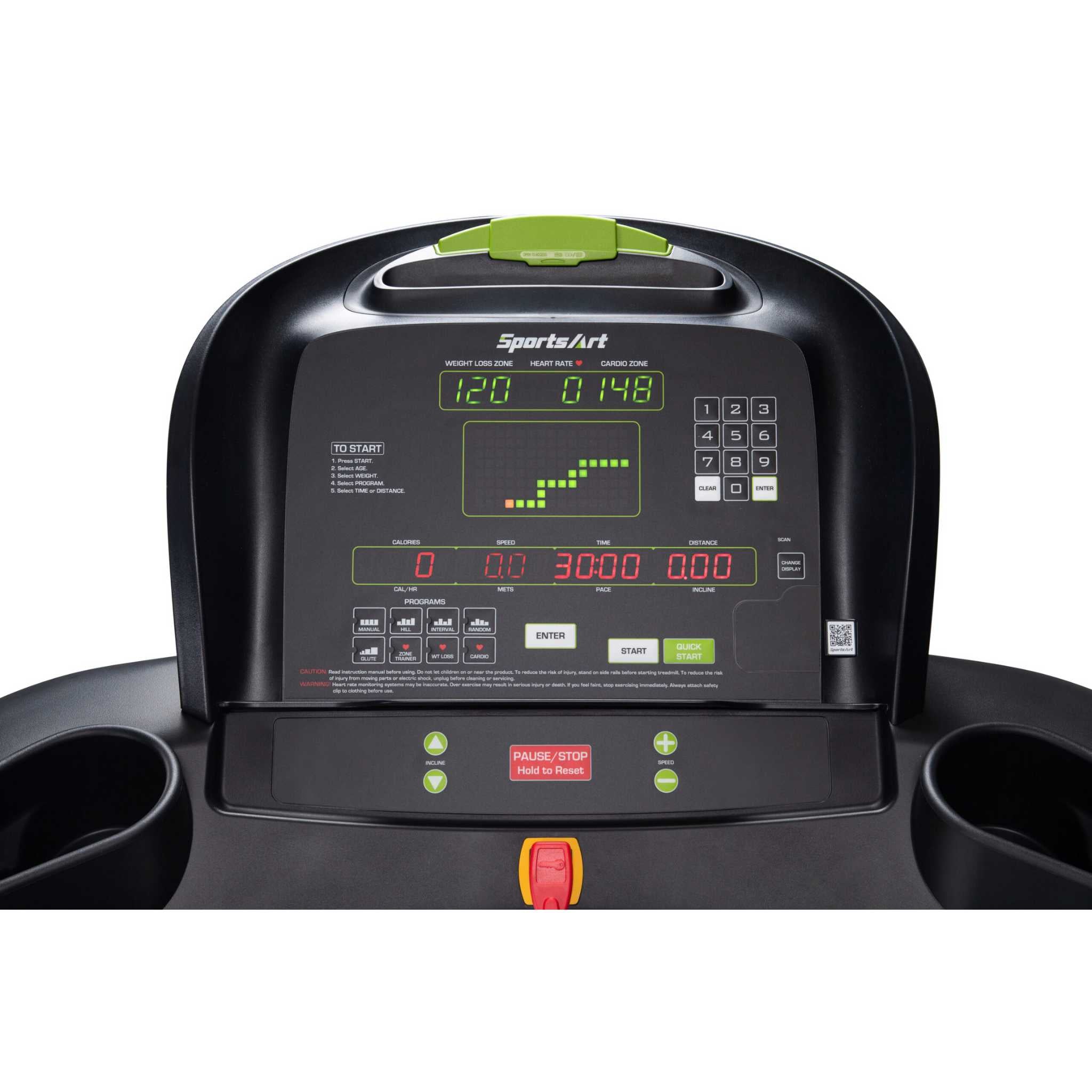 SportsArt T615M Rehabilitation Treadmill Console
