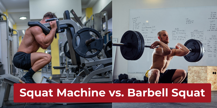 squat machine vs. barbell squats