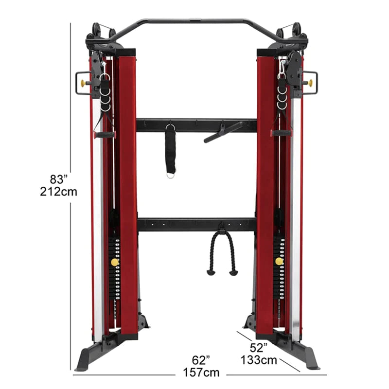 The Functional Trainer Dimensions Diagram