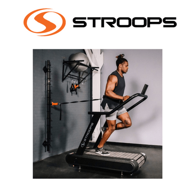 Stroops Logo and Flat Treadmill