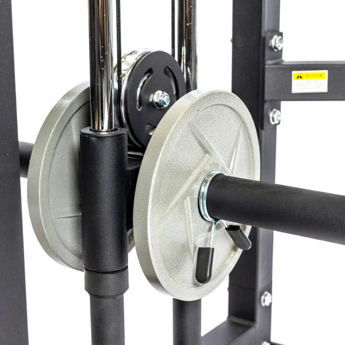 Plate Loaded functional trainer weight plate pegs