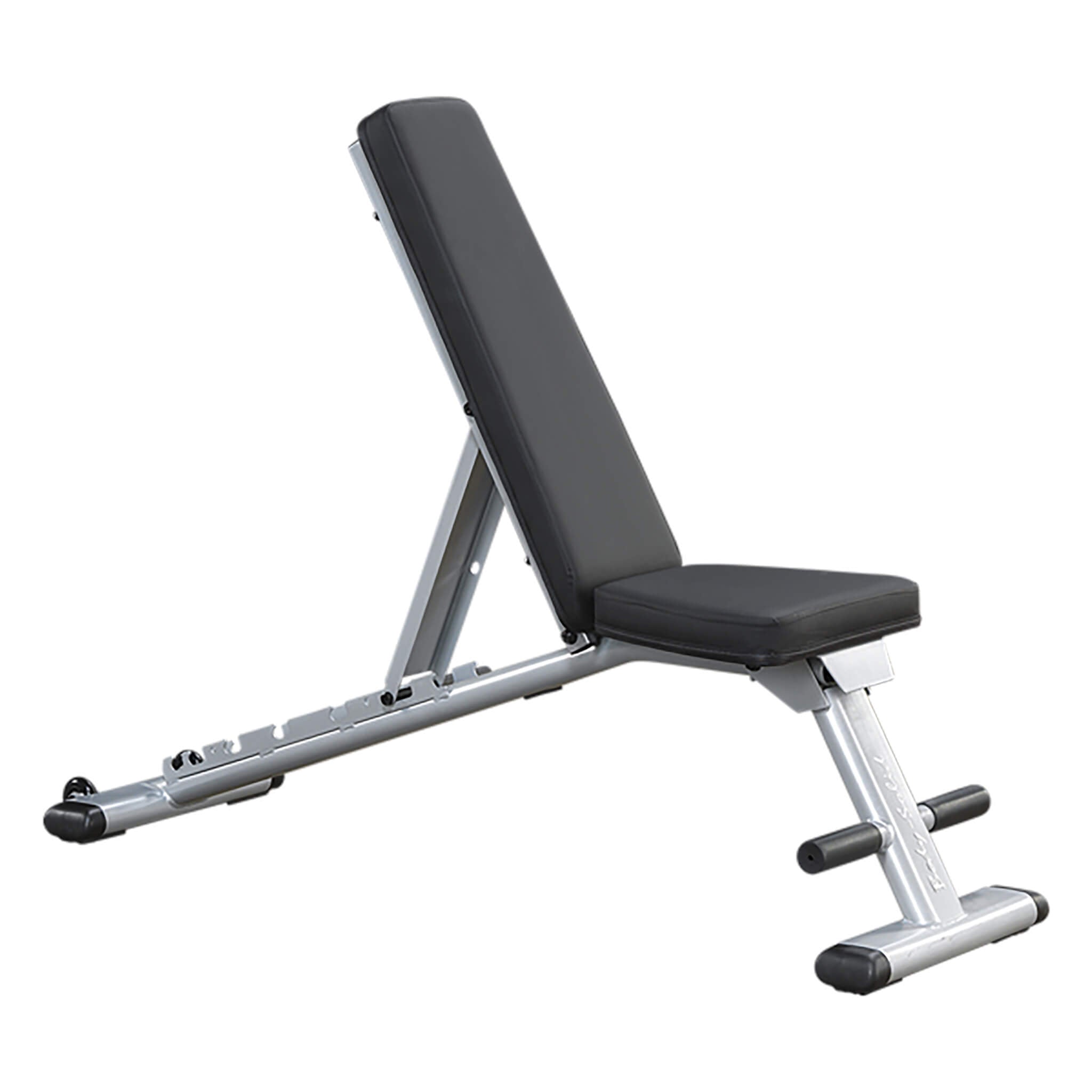 body solid gfid225 adjustable folding bench corner view