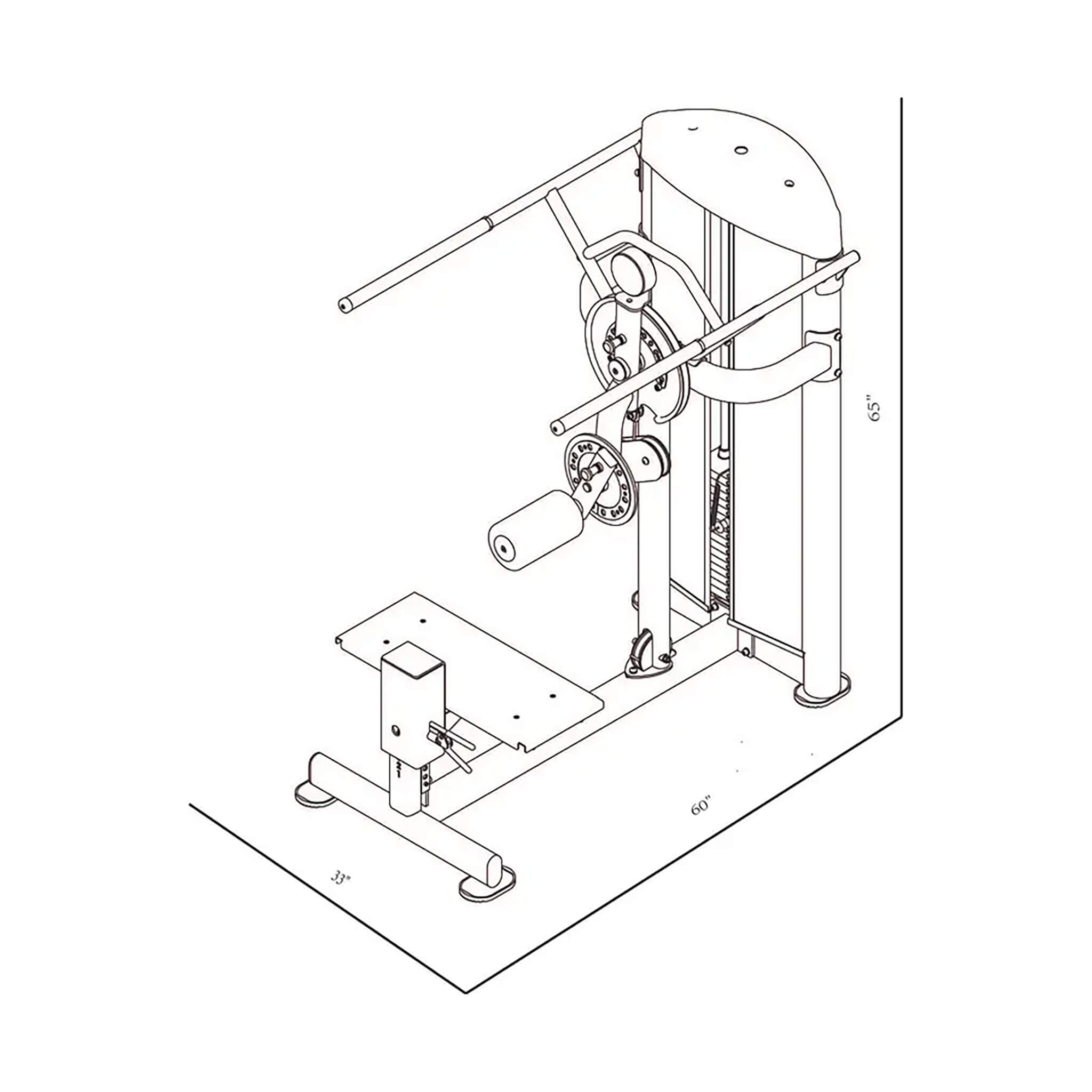 bodykore gr635 dimensions