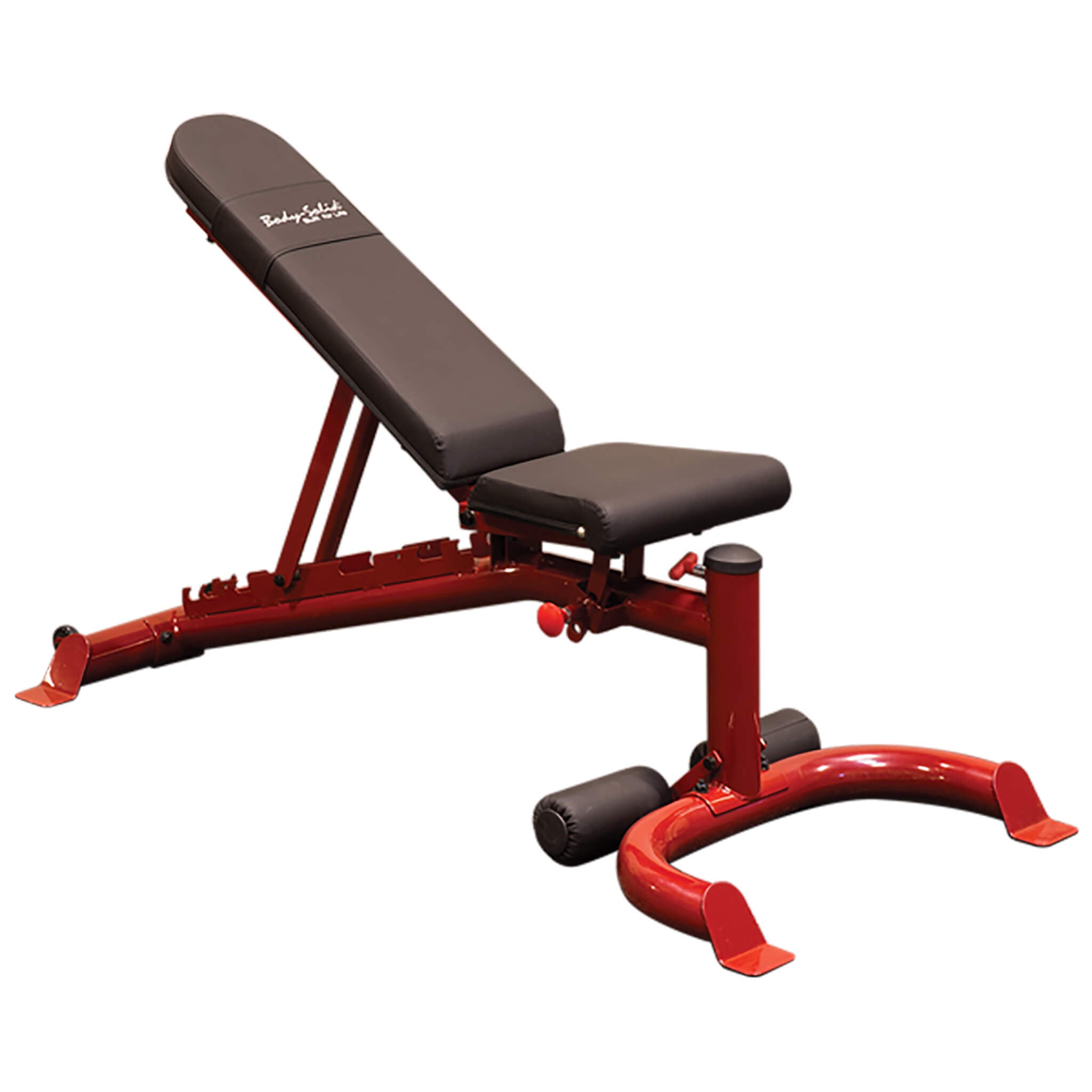 flat incline decline bench gfid100 corner view