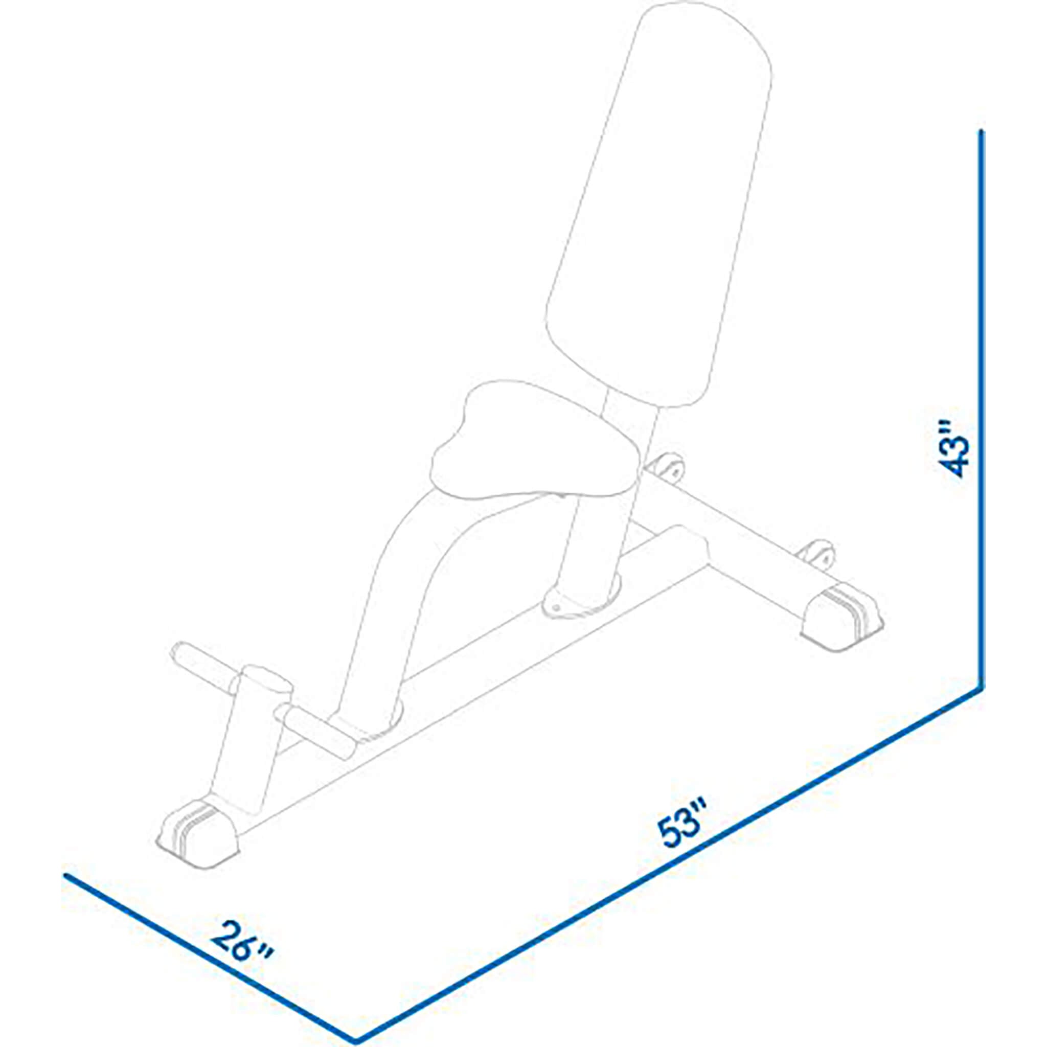g202 utility bench dimensions