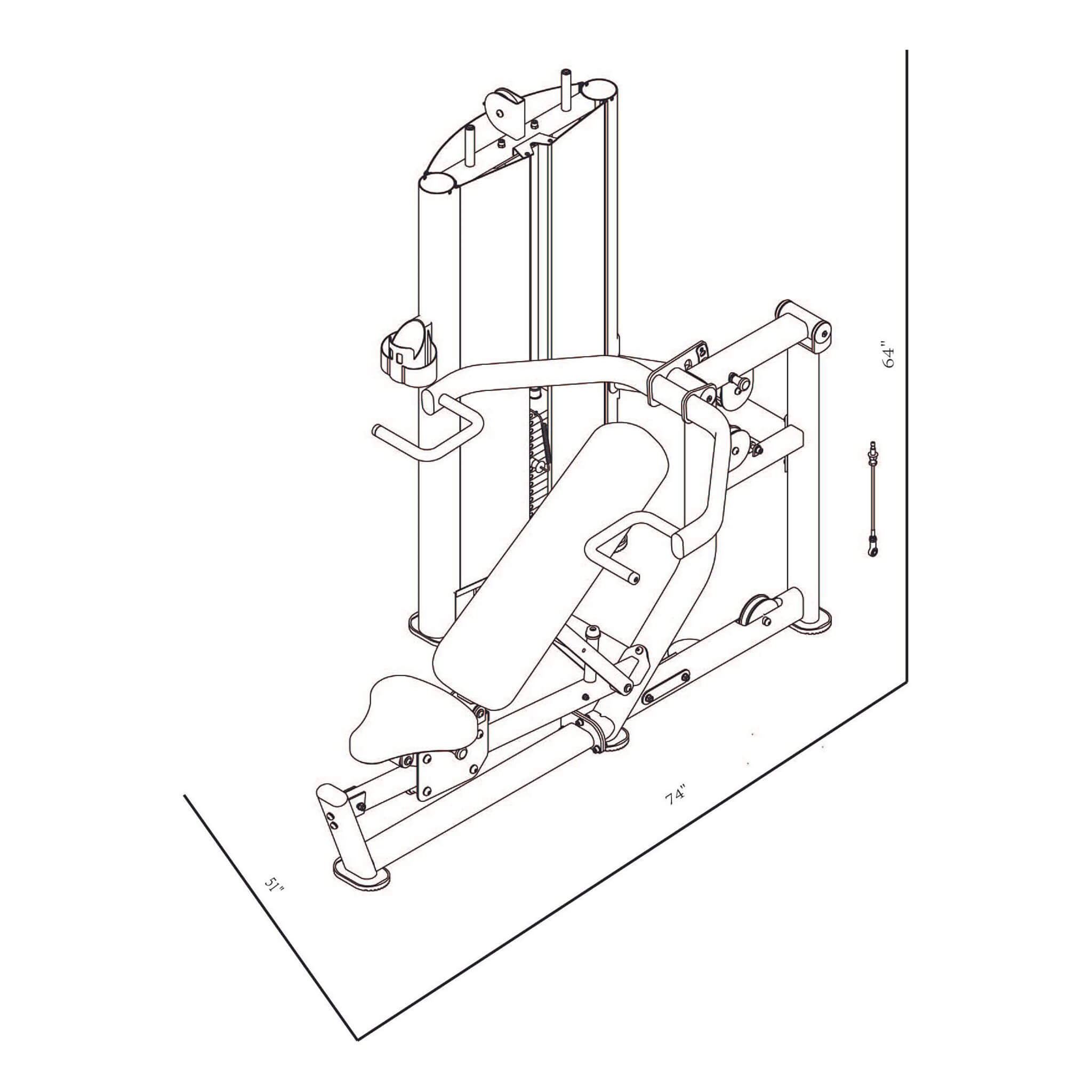 gr640 multipress machine dimensions