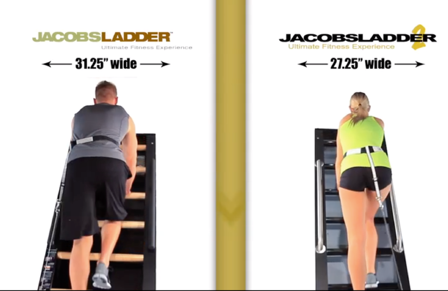 Jacobs Ladder and Jacobs Ladder 2 Side By Side Diagram To Compare Dimensions