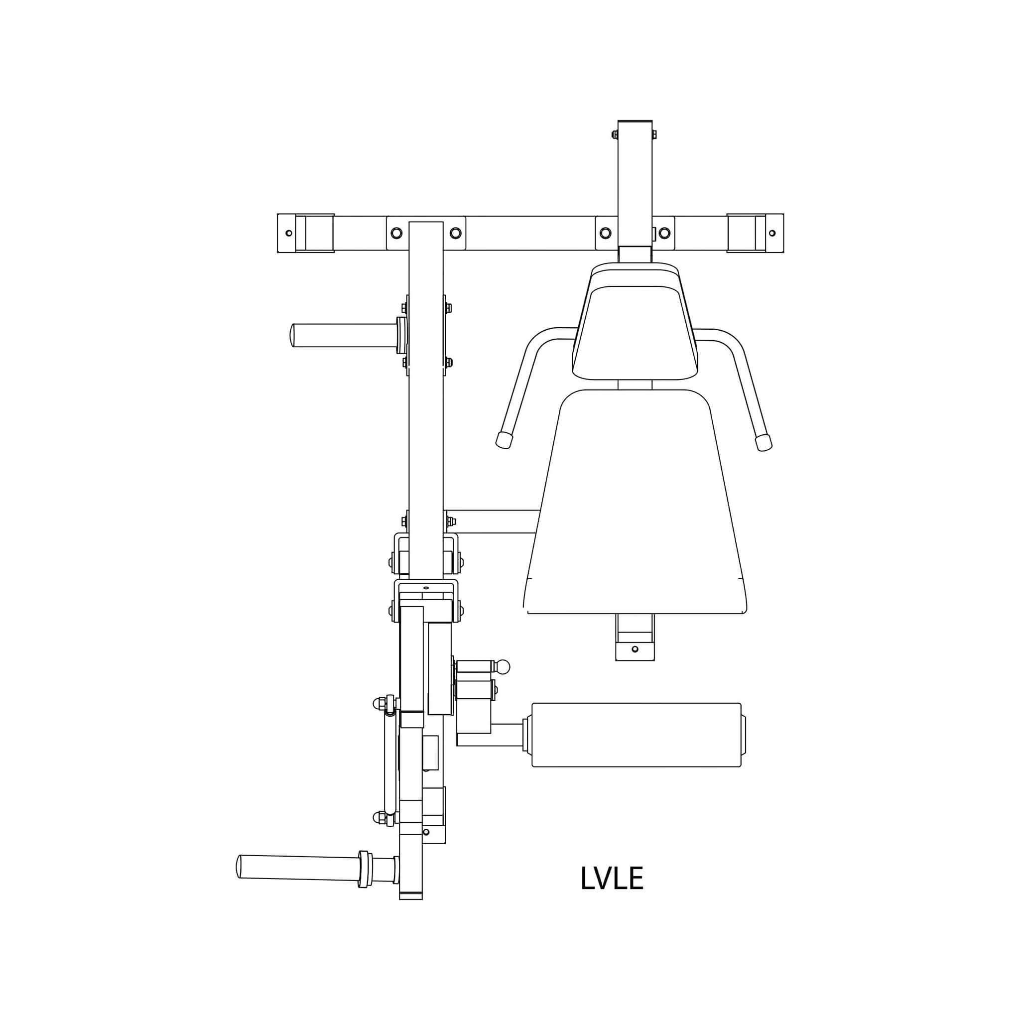 lvle leverage leg extension dimensions