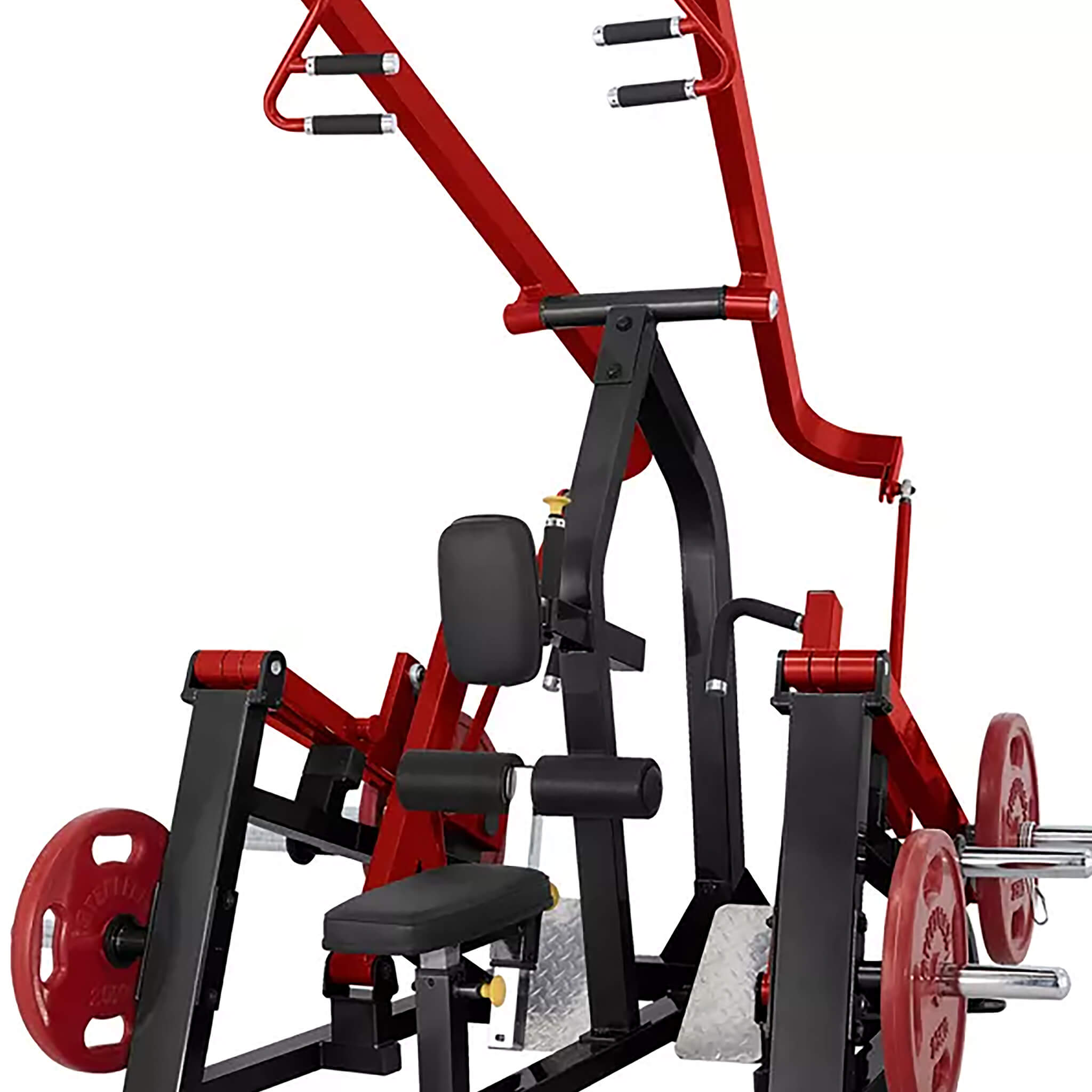 pl2200 lat pulldown back row machine up close